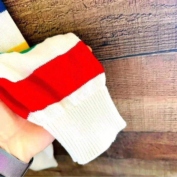 NWT Unisex Disney 100 Striped Mickey Graphic Button Up Cardigan - Picture 8 of 9